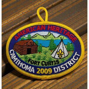 Boy Scouts Patch American Heritage Fort Curtis Camihoma District 2009 BSA